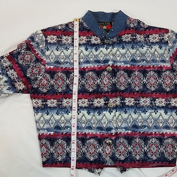 FiveStar by Roper Retro Western Top M - Picture 8 of 8